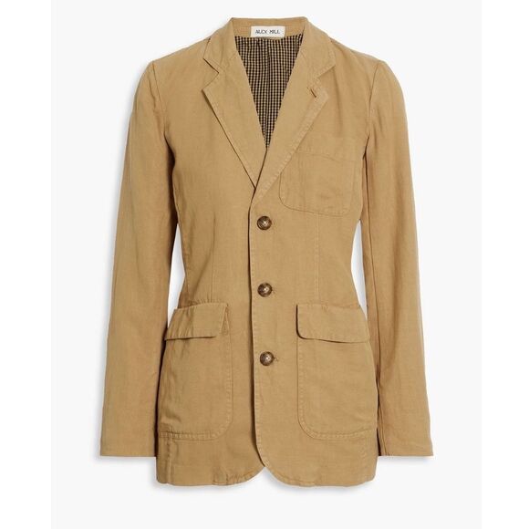 Alex Mill Linen Tencel and Cotton-blend Twill Blazer Medium - Picture 1 of 8